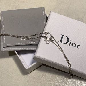 SOLD* Authentic DIOR Oblique crystal bracelet